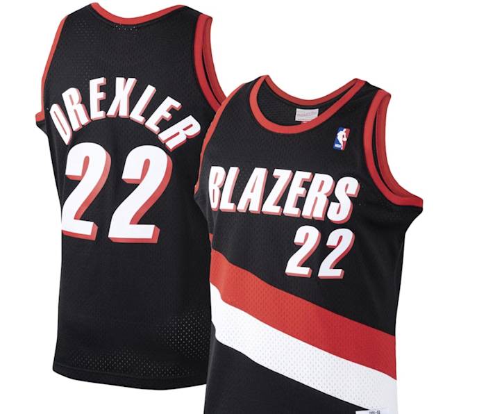 Clyde Drexler Portland Trail Blazers Mitchell & Ness Hardwood Classics Swingman Jersey - $98.54 with code: TREAT